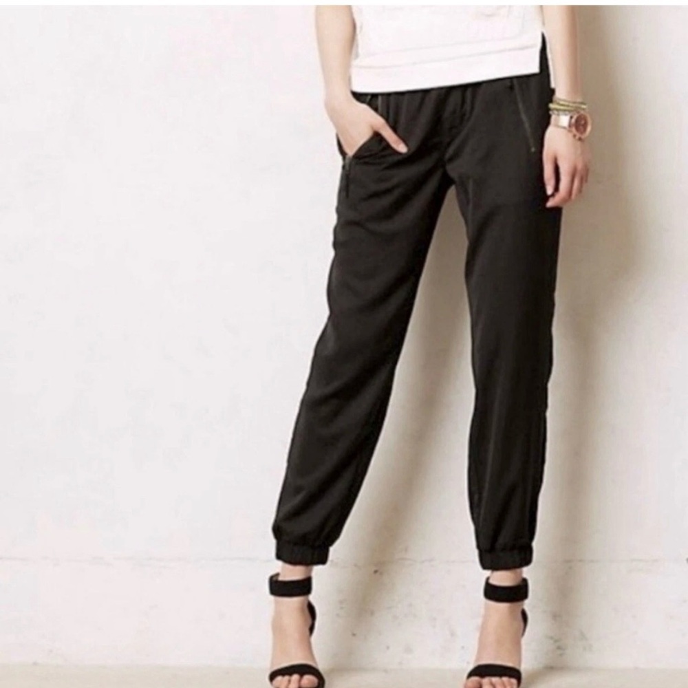 Anthropologie Marrakech Black Jogger Pants $178
